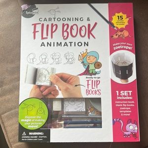 New – cartooning and flipbook animation set